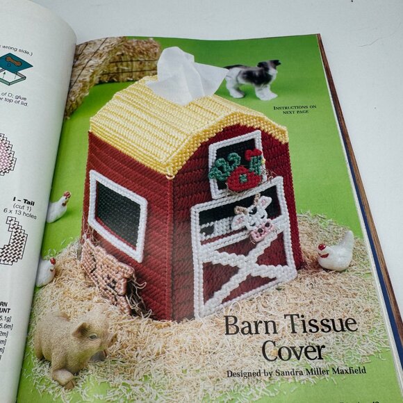 Country Keepsakes Plastic Canvas Craft Book By The Needlecraft Shop 1999 - Picture 4 of 7